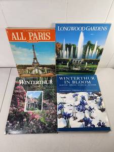 lot 226 image: 4 Books All Paris Longwood Gardens Winterthur in Bloom A Portrait