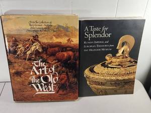 lot 228 image: Two Art Books The Art of the Old West & A Taste for Splendor