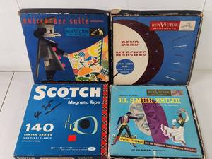 lot 245 image: Lot of RCA Victor Red Seal Records and Scotch Magnetic Tape
