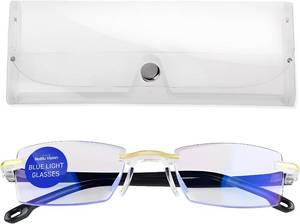 lot 425 image: No Blue Optics Glasses for Men and Women, Anti-Blue Light Glasses