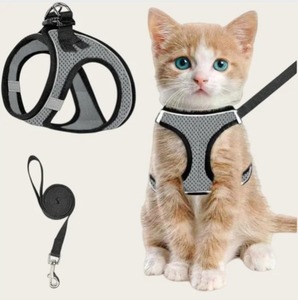lot 429 image: Cat Harness and Leash for Walking,Soft Mesh, Medium