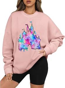 lot 439 image: Size large Magic Kingdom Sweatshirt for Women Castle Oversized