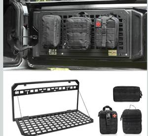lot 4180 image: Tailgate Table Rear Foldable Storage Cargo Rack Outdoor Camping 2021-2024