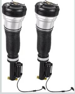lot 4197 image: 2PCS Front Adjustable Air Suspension Struts Spring Shock Absorber Compatible for Mercedes-Benz S320 S350 S430 S500 S600 W220 S55AMG 2000-2006 Replacement 2203202438 LeftRight Side