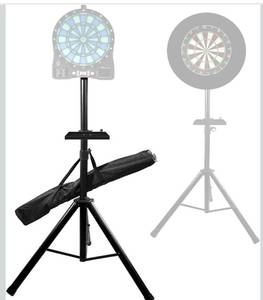 lot 4214 image: Turnart Dartboard Stand,Professional Dart Board Holder, 4KG Duty Portable Dartboard Stands for Adults, Dart Board Accessories Adjustable Height from 106 cm to 200 cm