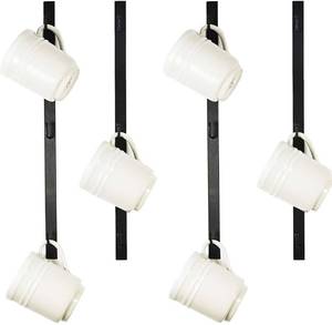 lot 4225 image: Coffee Mug Rack Wall Mounted, Set of 4 Holds 12 Mugs - Metal Mug Holder for Wall & Coffee Cup Hanger for Kitchen & Coffee Bar, Space-Saving, Rust-Resistant, Easy to Install