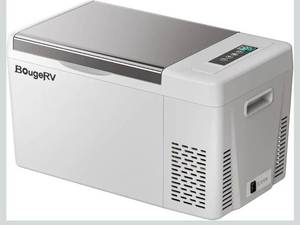 lot 232 image: BougeRV 12 Volt Refrigerator With 23 Quart Cover, 12V Car Fridge 23 Quart Portable Freezer Compressor Cooler Compressor Freezer, 1224V DC 110240V AC, -850 for Truck RV SUV