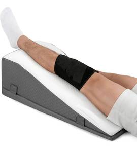 lot 4251 image: Hapiclody Leg Elevation Pillow for After Surgery Adjustable Height Knee Surgery Recovery Leg Support Pillow, Designed for Knee Replacement Recovery, Single Leg Elevating Wedge