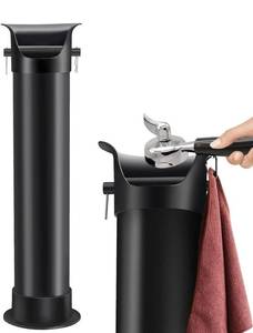 lot 4254 image: Espresso Coffee Knock Box for Barista Commercial Knock Box for Espresso Coffee Grounds Floor Standing Knock Box with Garbage Bags and Towels