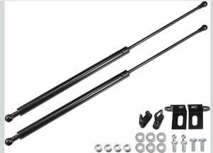 lot 4626 image: X AUTOHAUX 2 Pcs Front Hood Lift Supports Struts Shocks Gas Spring for Honda CIVIC 9th FBFG 2011-2016 Black