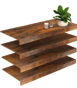 lot 4650 image: MyLifeUNIT Wire Shelf Covers, 4 PCS 35.8 W x 16 D Wood Wire Rack Covers for Pantry, Closet, Laundry Room