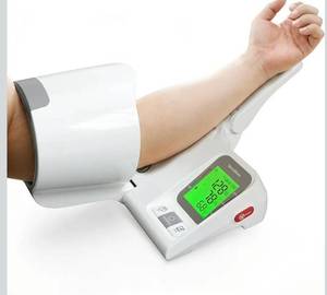 lot 4760 image: Automatic Upper Arm Blood Pressure Monitor for Home Use, One-Button Operation, with Auto-Fit Arm Barrel BP Machine Fits Multiple Arm Sizes 7.1-16.5 for 2 Users, Store 99 Readings