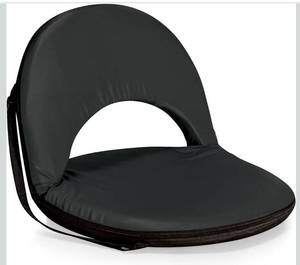 lot 4763 image: PICNIC TIME Oniva Portable Reclining Stadium Seat with Back Support, Folding Bleacher Chairs with Back and Cushion, Thick Padded Bench Seat and Armrest, Includes Six Backrest Positions