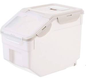 lot 4781 image: WINIAER Airtight Food Storage Containers, Large Capacity Pet Food Storage Container, Kitchen Pantry Storage Bin for Rice, Cereal, Flour, Snacks