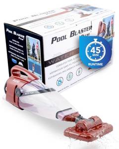 lot 4786 image: POOL BLASTER Pulse Cordless Pool Vacuum for Above Ground Pool - American-Engineered Hoseless Vac with XL Debris Chamber & 45 Pole - Rechargeable Cleaner with 7.5 Head & 45 Min Runtime