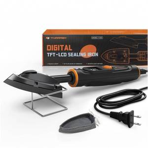 lot 4813 image: THARREX Digital Edge Banding Iron with LCD Screen  Extra-Long 8.2 ft Cord  Adjustable Temperature for Woodworking, Veneer & Crafts, RC Hobbies