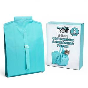 lot 4818 image: PurrFect Pouch The Original AS SEEN ON TV. Comfy Soothing Cat Carrier