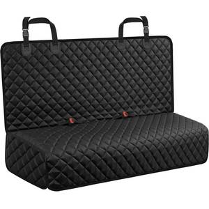 lot 4872 image: URPOWER Dog Car Seat Cover for Back Seat - Waterproof Non-Slip Car Seat Protector for Dogs Pet, Scratchproof Back Bench Seat Covers for Mid-Size Cars, Mid-Size SUVs, Black