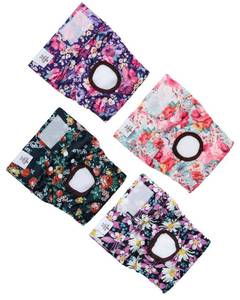 lot 4968 image: CuteBone Washable Female Dog Diapers 4 Pack Reusable Doggie Heat Diapers for Period FMG03XL