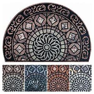 lot 4767 image: ubdyo Warm Stylish Front Door Mat - Low Pile Front Door Mat Outside Entrance - Muddy Dirt Trapping Welcome Matt Outdoor - Rubber Backing Anti Slip Indoor Doormat Entrance - Large 23 x 36