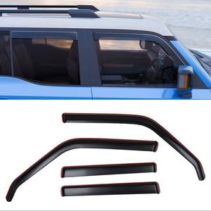 lot 5548 image: Zekzoop Visor Rain Guards Compatible with 2024 2025 2026 Toyota Land Cruiser Prado J250 LC250 Front and Rear in-Channel Window Visors Wind Deflectors Weather Shield for Prado 4Pc