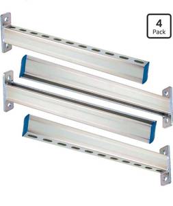 lot 5556 image: 4 Pack Steel Shelf Bracket,