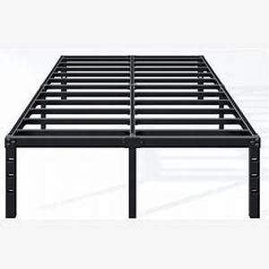 lot 5554 image: Queen metal bed frame