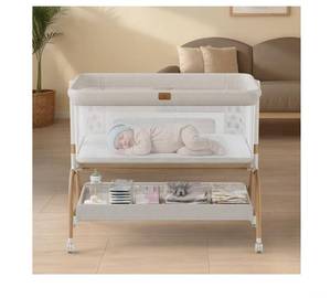 lot 5601 image: Baby Bassinet Bedside Crib,
