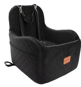 lot 5627 image: Lealchum Dog Booster Car Seat for SmallMedium Dogs Up to 35lbs,Elevated Cushion Fits in FrontBack Seat,Fully Detachable and Washable