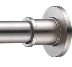 lot 5674 image: Shower Curtain Rod - Rustproof Non-Slip 43-72