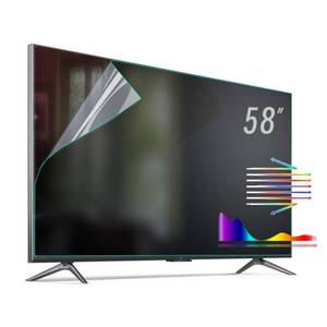 lot 5683 image: BU TV Screen Protectors 58 Inch Anti-Glare TV Film,Blue Light Anti Scratch Film,58 Inch TV Anti Glare Screen Protector Clear Viewing (58 1269  722)