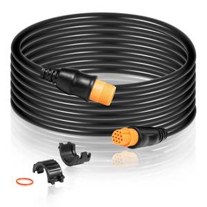 lot 5752 image: ZEZHIMI Replacement for Garmin 010-11617-32 12-Pin Transducer Extension Cable with XID Technology, Compatible with Garmin Striker, ECHOMAP, GPSMAP & LiveScope Scanning Transducers (10 ft)