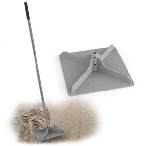 lot 5761 image: ARPEAK 10x10 Steel Hand Tamper, 48 Adjustable Handle Manual Soil Compactor &amp Dirt Tamper Tool for Landscaping, Yard, Gravel, Asphalt, Driveway, Garden, Ground Leveling