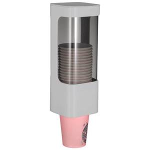 lot 5777 image: Molain Cup Dispenser Wall Mounted, Bathroom Cup Holder for 3oz-5oz Disposable Paper and Plastic Cups, Water Cooler Cups Dispenser with Adhesive Plate, Ideal for Home, Office, Gym, and More(Black)