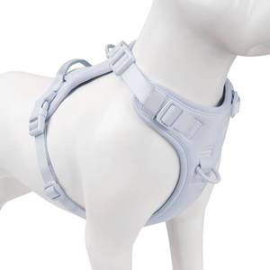 lot 5781 image: Sunraymascota No Pull Dog Harness, Puppy Vest with Front Clip for Small Medium Large Sized Dog(Light Blue,L)