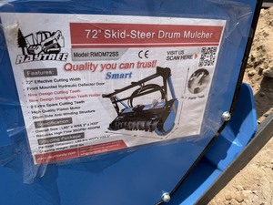 lot 7226 image: Unused Raytree 72in Drum Mulcher (RMDM72SS)