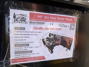 lot 7234 image: Unused Raytree Six-Way Dozer Blade (RSWD96)