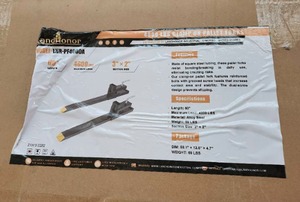 lot 7320 image: Unused Landhonor 4000Lbs Clamp on Pallet Forks (LHR-PF4000A)