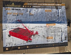 lot 7406 image: Unused Landhonor 20 Gallon Hand-Cranked Oil Collection Truck (LHR-HOC20)