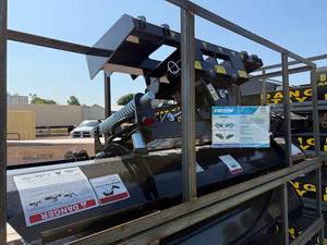 lot 7116 image: Unused MOWER KING Skid Steer Dozer Blade (SPA84)