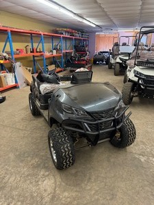 lot 7031C image: Unused 4 Seat Electric Golf Cart GC80- Grey - Possibly Bad Batteries, Will Not Accept Charge - Never Driven - selling AS IS
