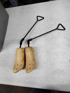 lot 62291 image: adjustable wooden shoe stretchers