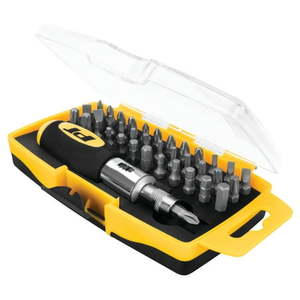 lot 62304 image: Performance Tool 20151 38-Piece Ratcheting Driver Set With Clear View Storage Case (No Hand Tool)