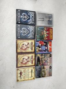 lot 62307 image: Lot of 12 Decks of Themed Playing Cards