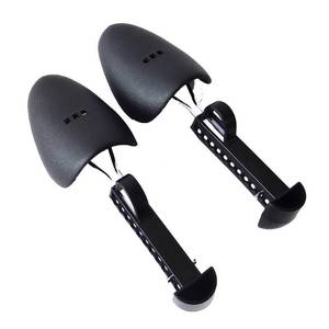 lot 62314 image: UUYYEO Mens Black Plastic Shoe Tree Adjustable Shoe Stretcher Shaper Boot Holder Shoe Support