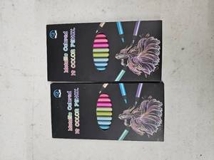lot 62333 image: Metallic Colored Pencil Pack - 12 Ct - 2 Boxes