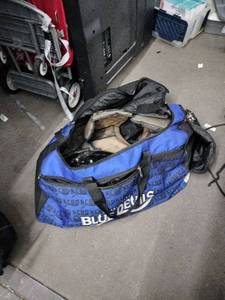 lot 62367 image: Kansas City Blue Devils Baseball Gear Bag and Vintage Gear
