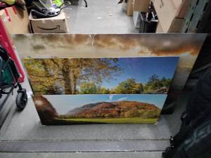 lot 62370 image: Set of 4 Metal Wall Prints