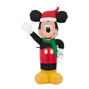 lot 62393 image: Disney 4 ft. LED Mickey Inflatable