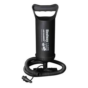 lot 62408 image: Bestway Air Hammer Inflation Air Pump for Airbeds, Paddle Boards, Kayaks and Other Inflatables, Black, 12 inch